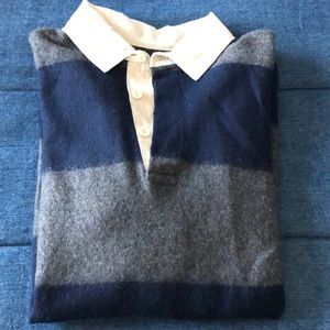 Abercrombie wool blend rugby sweater